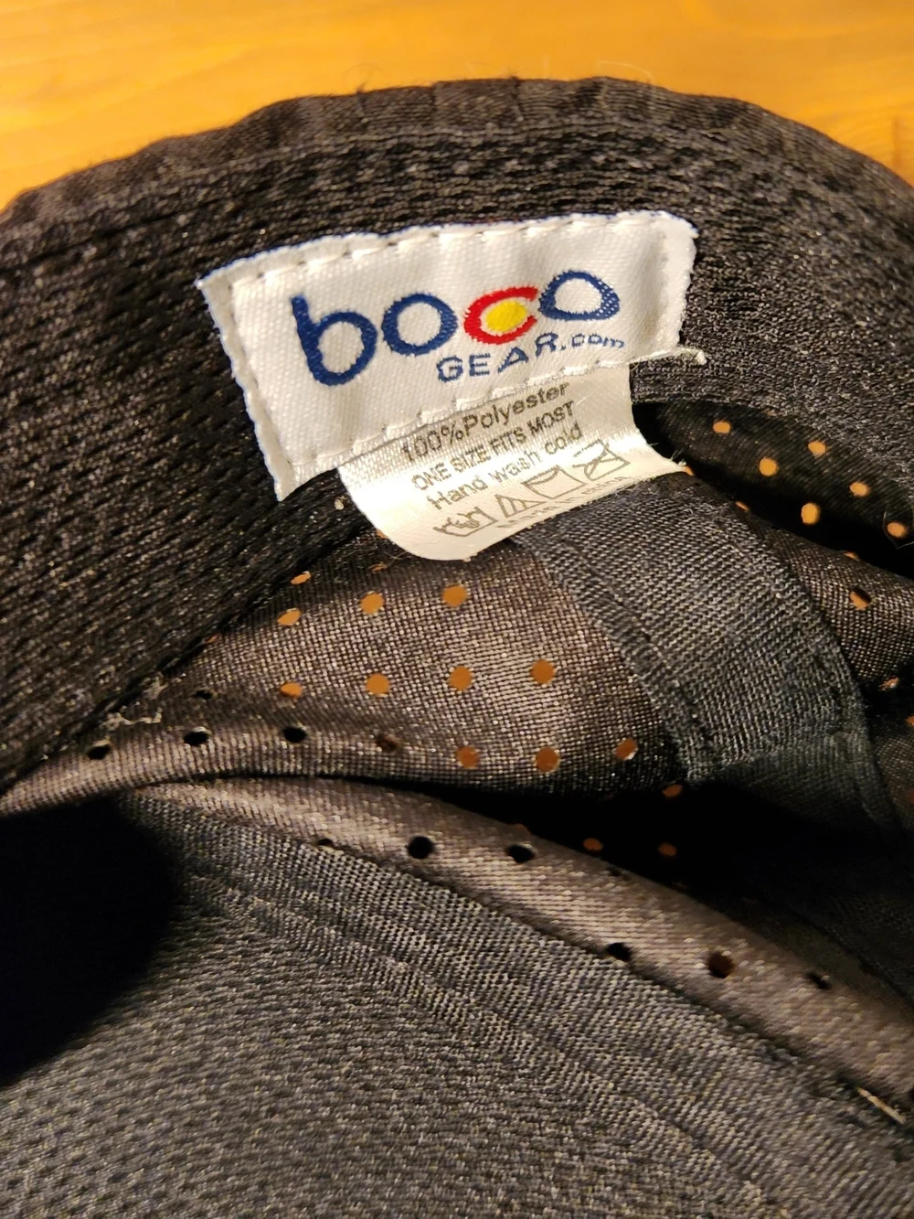 Boco Gear Rock N Roll Marathon Mesh Back Run Hat Cap w/ Multicolor 'R' Emblem